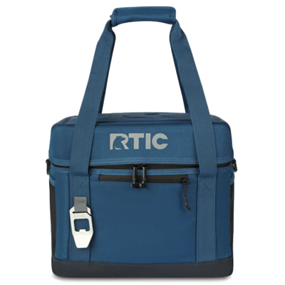 28-Can RTIC® Soft Pack Insulated Cooler Bag w/ Bottle Opener-NAVY