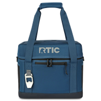 28-Can RTIC® Soft Pack Insulated Cooler Bag w/ Bottle Opener-NAVY